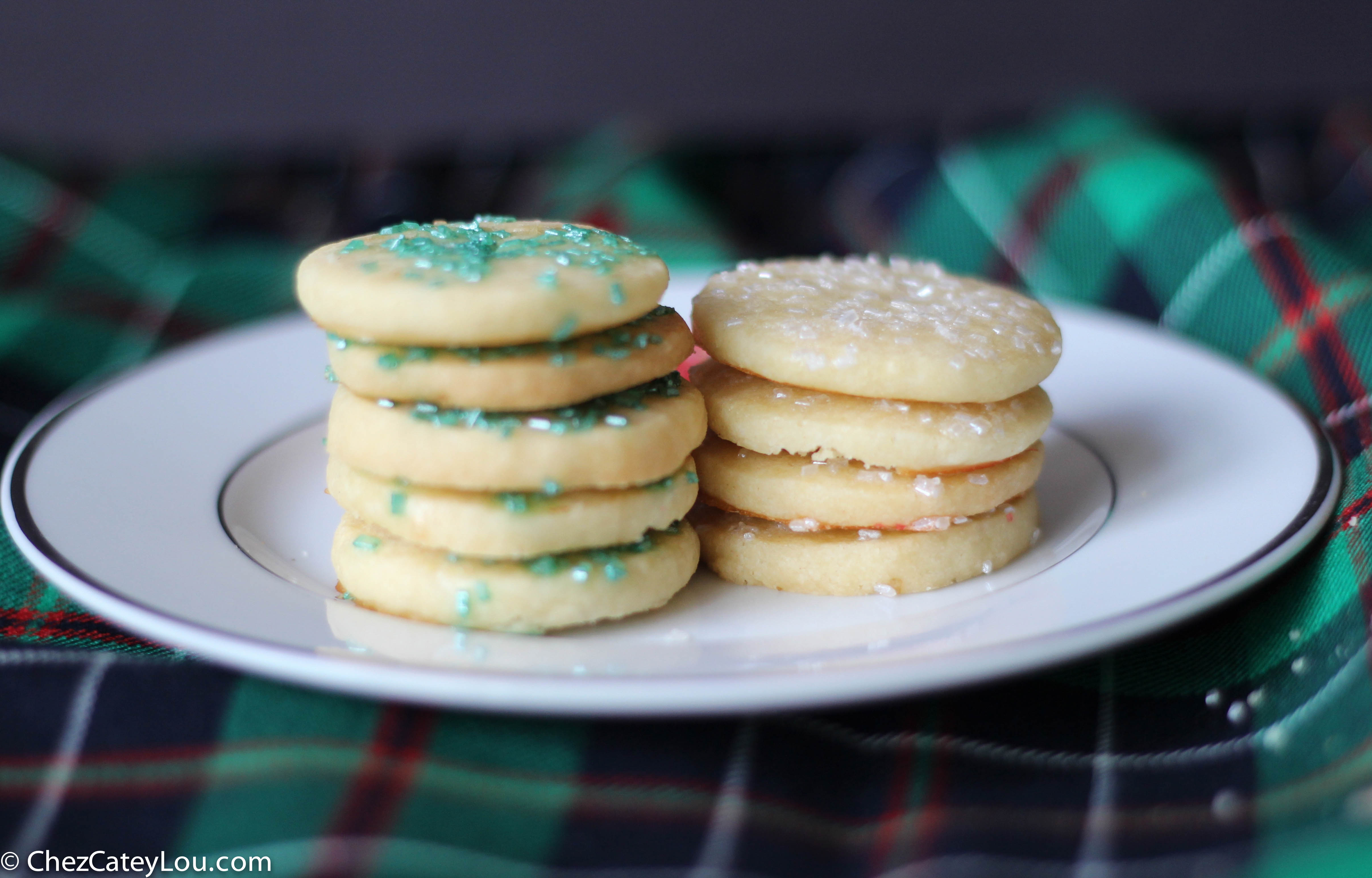 French Butter Cookies, also called a Sable | ChezCateyLou.com