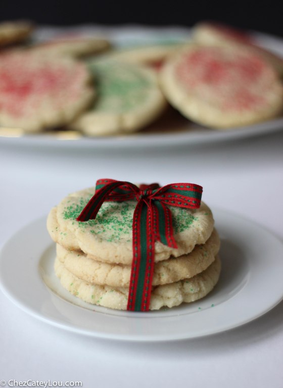 Chewy Sugar Cookies | chezcateylou.com