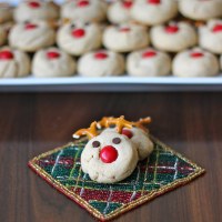 Peanut Butter Reindeer Cookies {Guest Post on Twin Stripe}